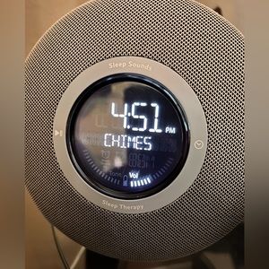 HOMEMEDICS DEEPSLEEP REVITALIZE DUAL ALARM CLOCK SOUNDMACHINE